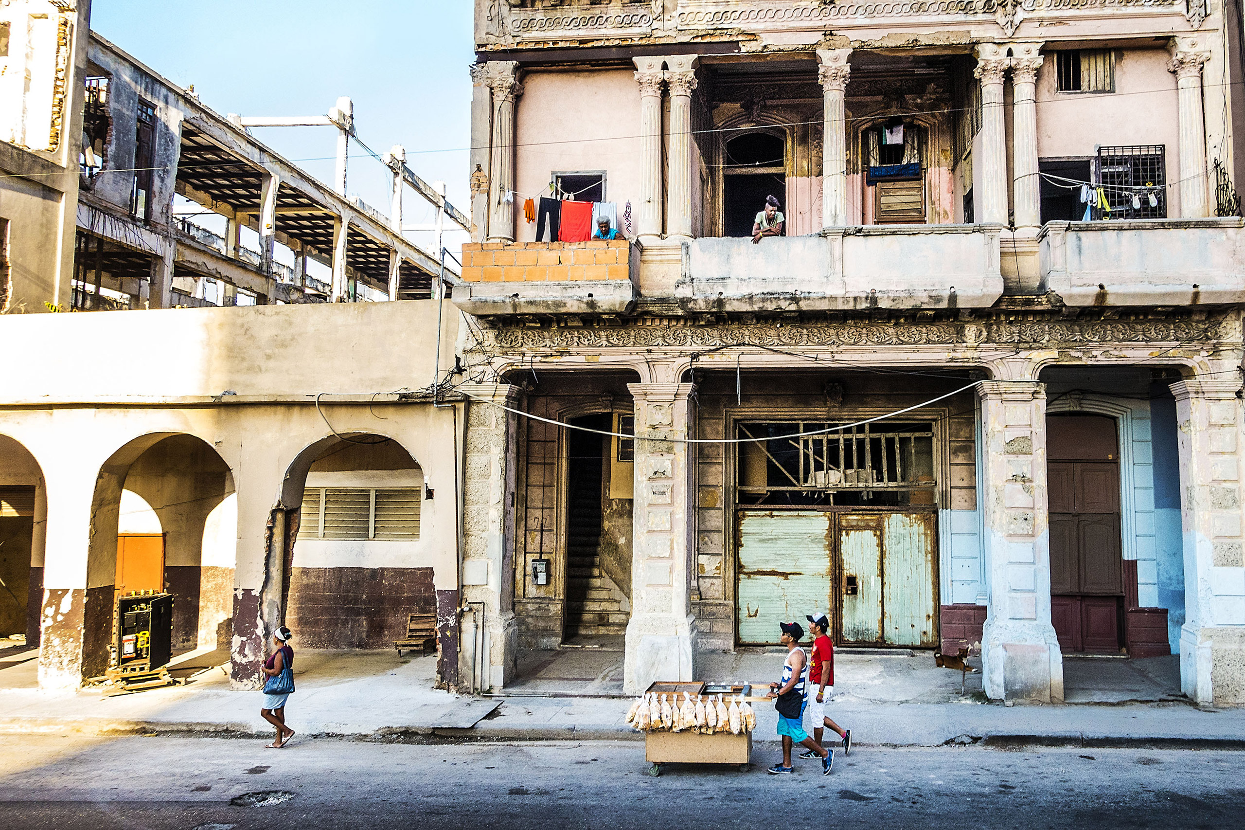 A street scene in central Havana, Cuba, March 15, 2015.
