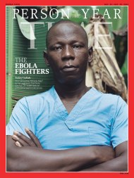 TIME Person of the Year 2014 Magazine Cover: The Ebola Fighters 141222