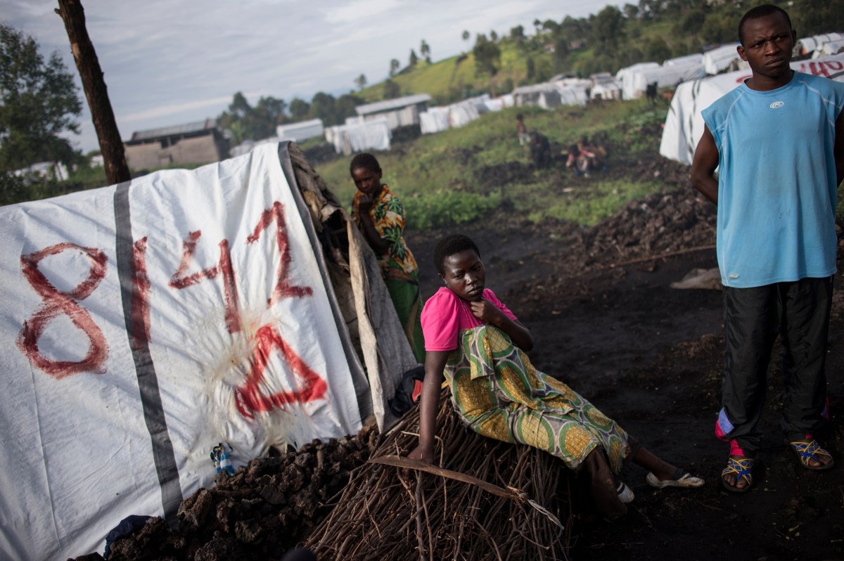 span class="credit"Lynsey Addarioâ€”Getty Images Reportage for TIME/spanspan class="caption"Maiombi Thomas,16, sits alongside her brother, Innocent Kongomani, 22, in the Mugunga 1 camp for internally displaced people, outside Goma, the Democratic Republic of Congo, Dec. 5, 2015. Maiombi became pregnant after she was raped by a ranger when she went to get firewood outside the camp./span