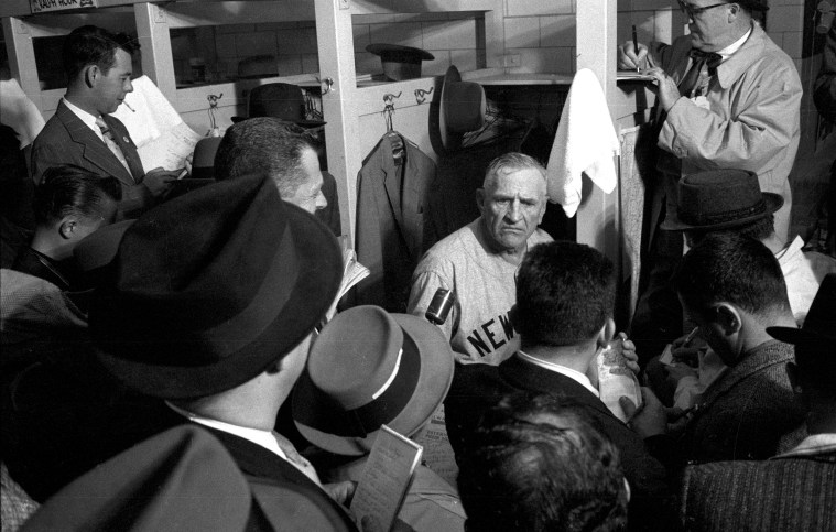 New York Yankees Casey Stengel, 1958 World Series