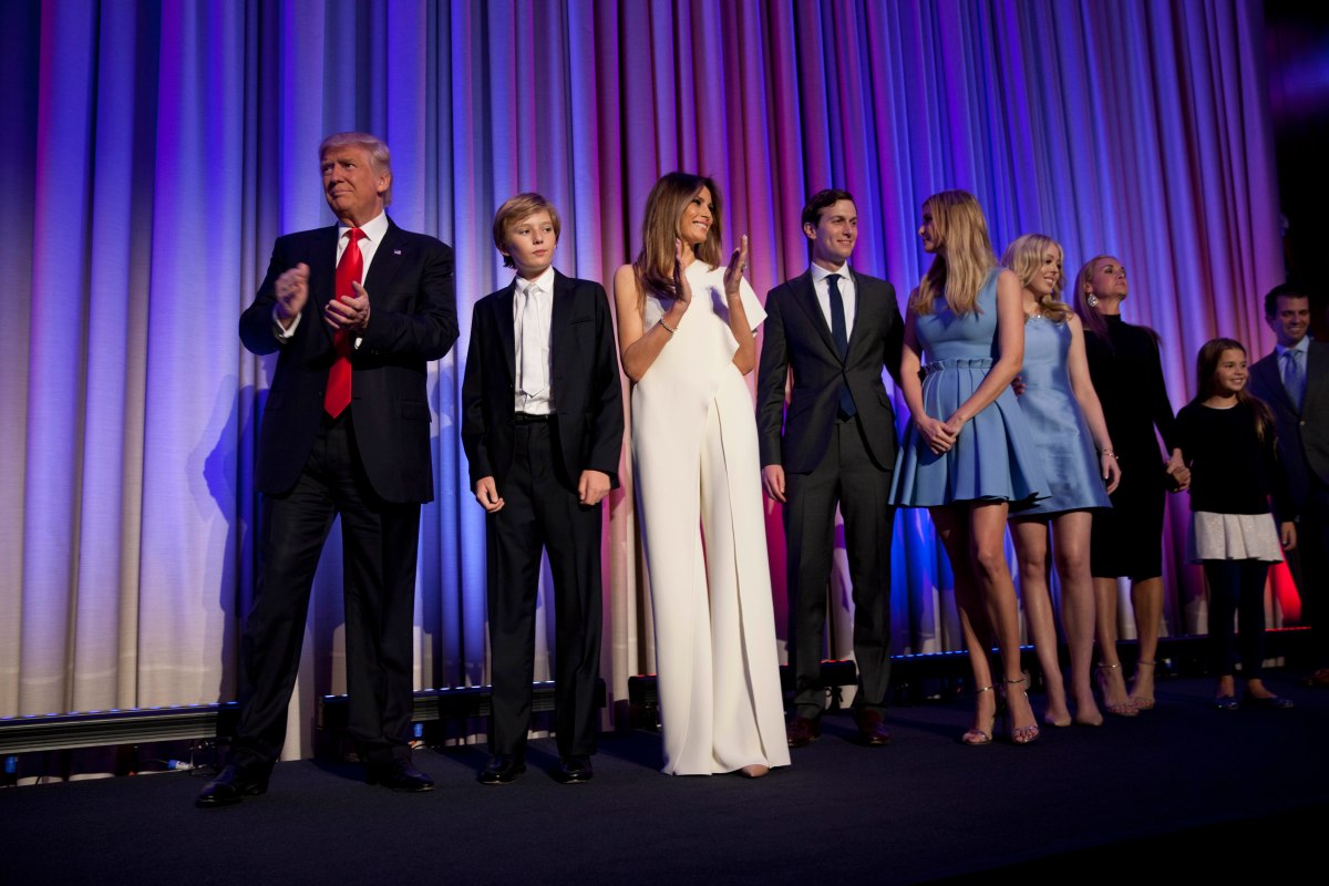 Donald Trump, Election Night Hilton Hotel NYC