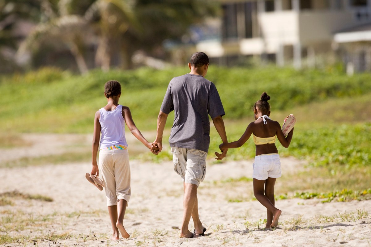 Barack Obama, Maila Obama, Sasha Obama