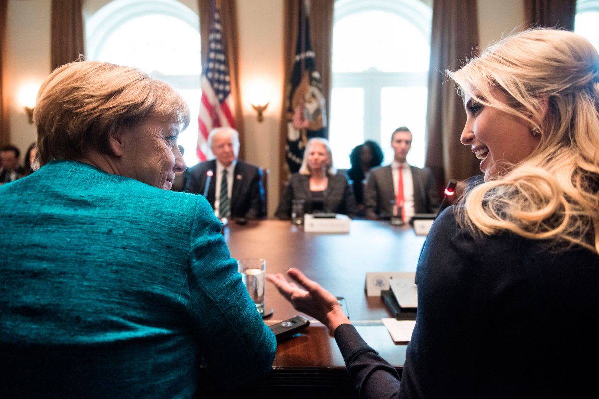 Angela Merkel Ivanka Trump