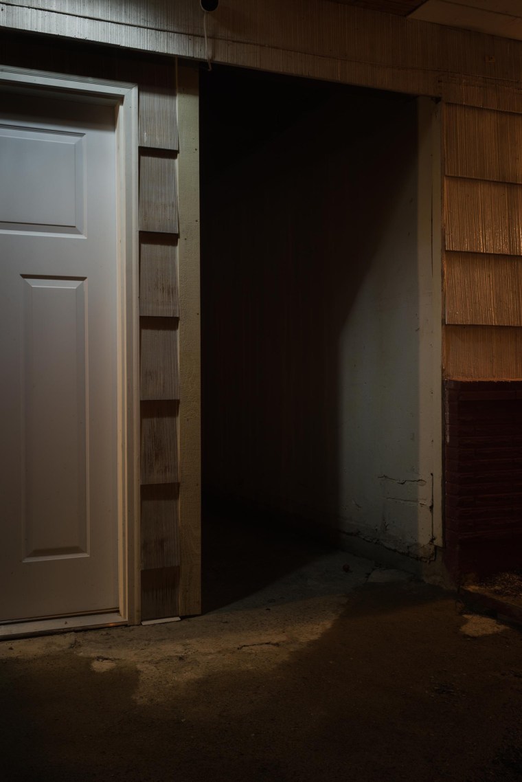 A doorway from the Mt. Si Motel, known as the Blue Diamond Motel in the David Lynch film "Fire Walk With Me."